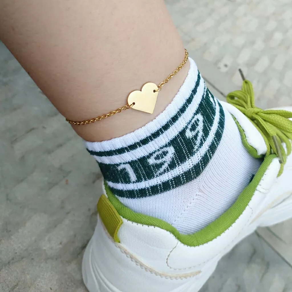 Simple Heart Anklet / Bracelet